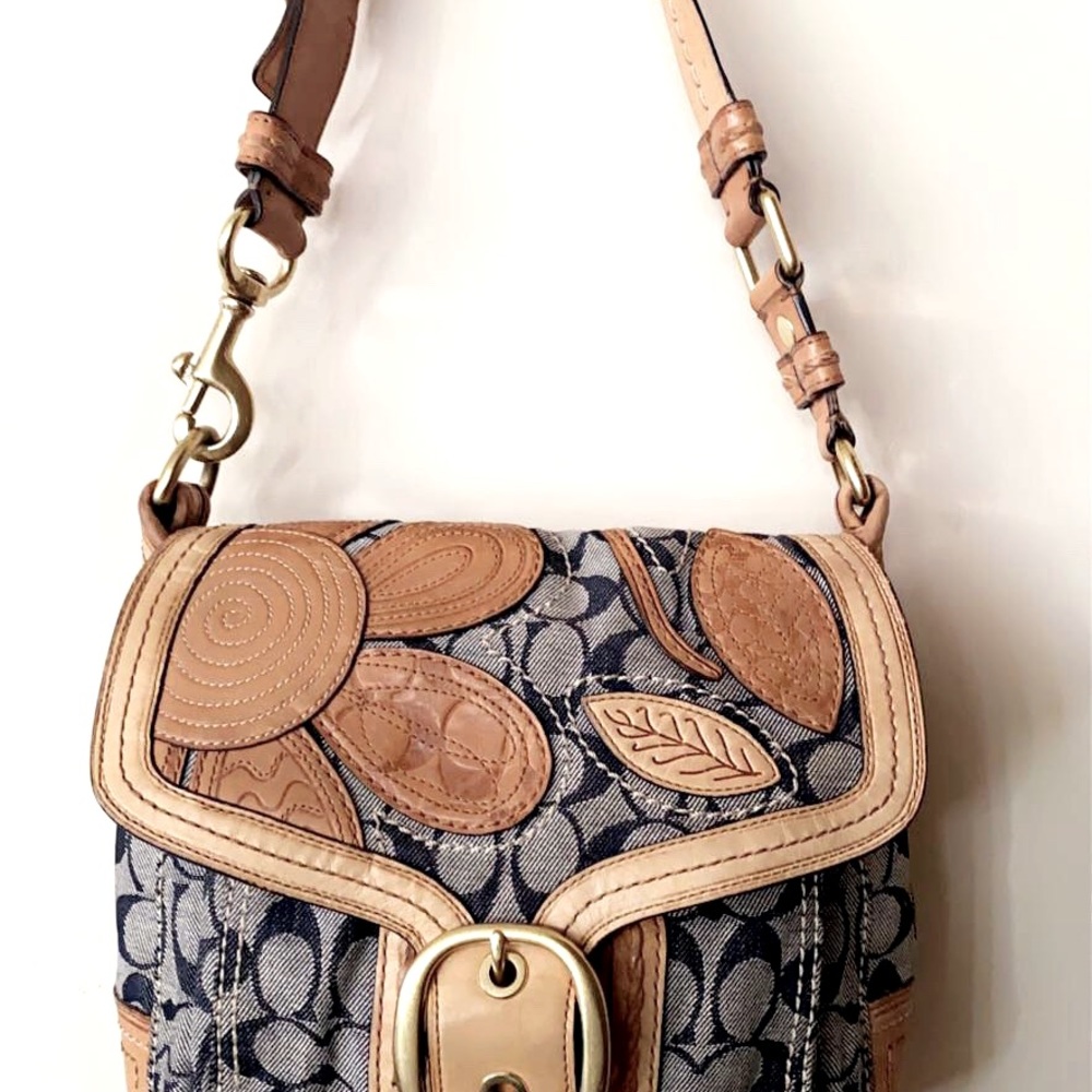 VINTAGE COACH CROSSBODY PURSE